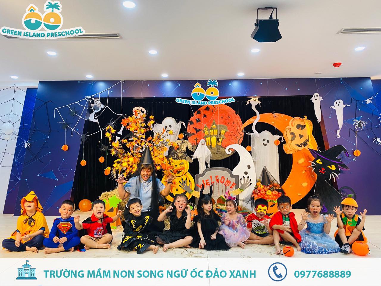 Halloween Green Island mang đến nhiều niềm vui cho các bạn nhỏ